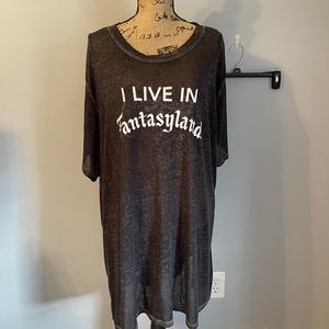 Disney parks oversized tee